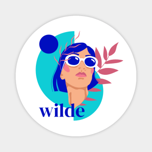 Wild women portrait Magnet